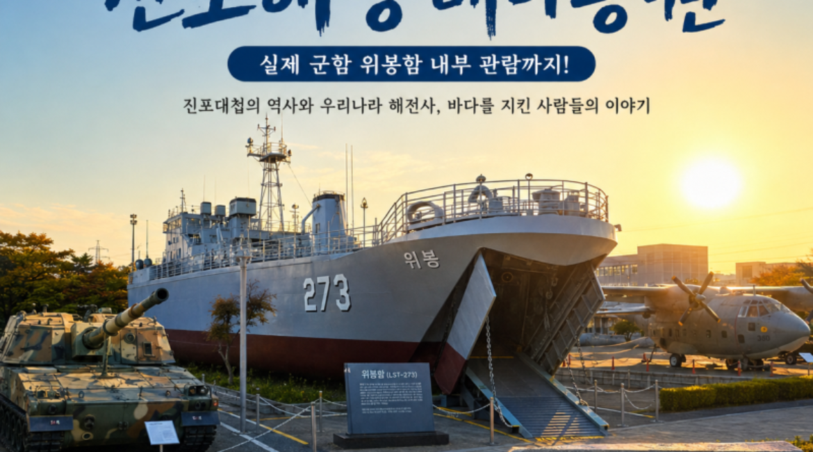 군산 진포해양테마공원, 실제 군함 ‘위봉함’ 내부까지 들어가 보는 특별한 여행