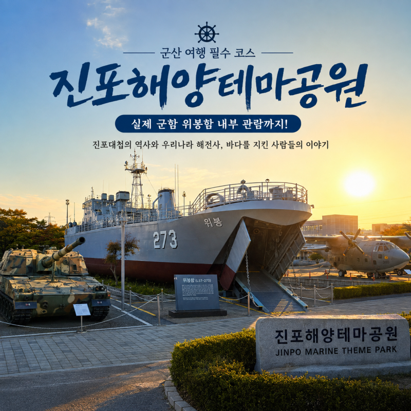 군산 진포해양테마공원, 실제 군함 ‘위봉함’ 내부까지 들어가 보는 특별한 여행