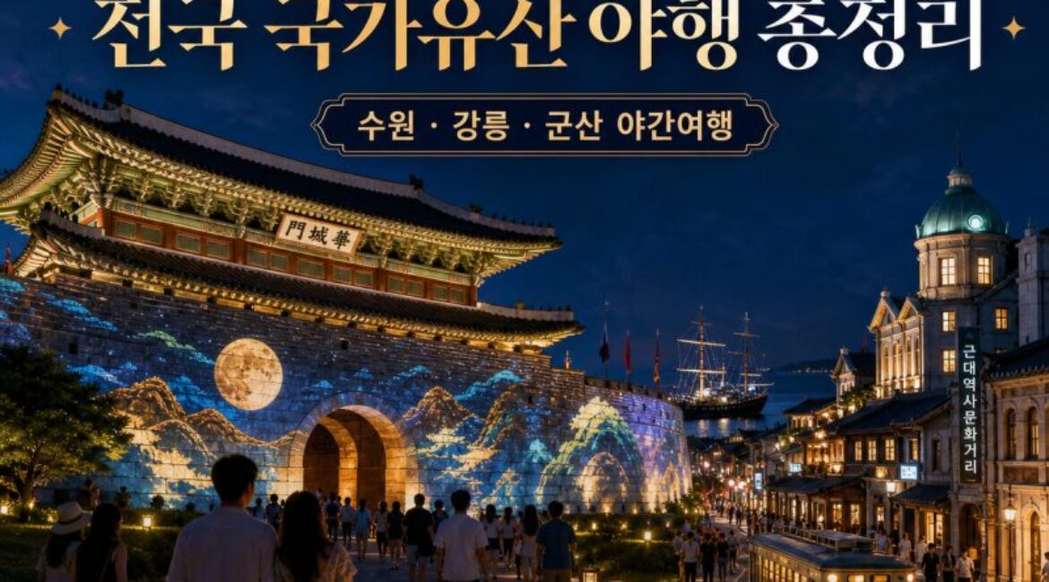 해 지면 진짜 여행이 시작된다! 2026 여름 전국 ‘국가유산 야행’ 총정리