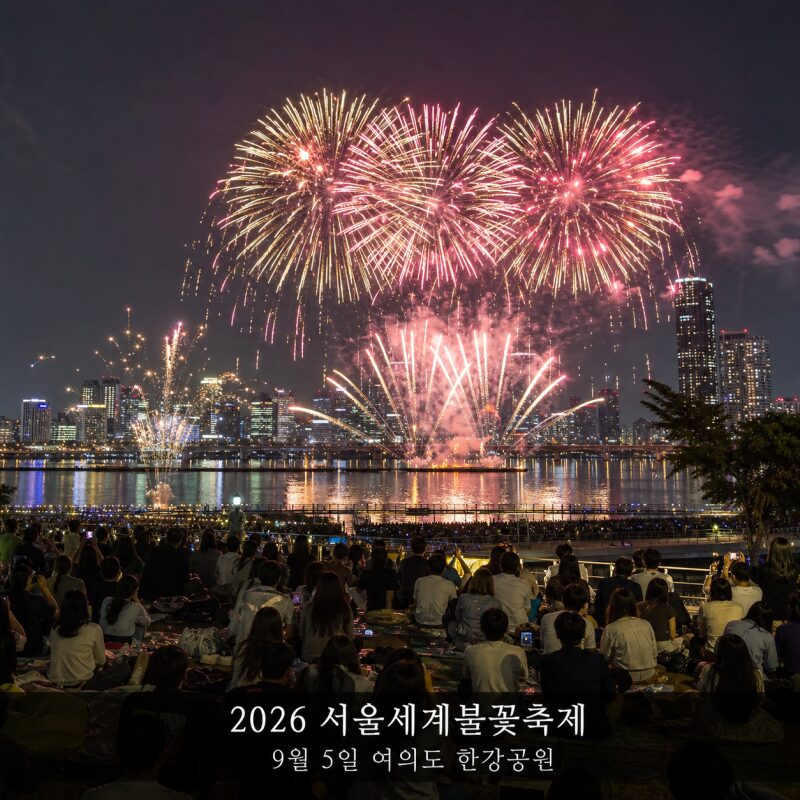 2026 서울세계불꽃축제 9월 5일 개최! 100만 명 몰리는 축제, 명당·교통·준비물 총정리