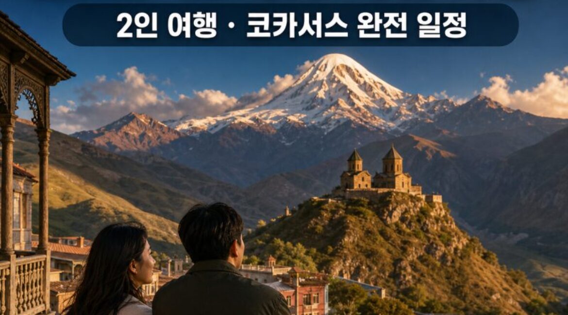 조지아 자유여행 2인 완전 일정- 트빌리시–카즈베기–메스티아