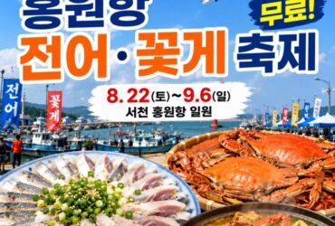 오늘부터 시작! 가을 전어·꽃게 제철 왔다…서천 홍원항 축제 입장료 무료