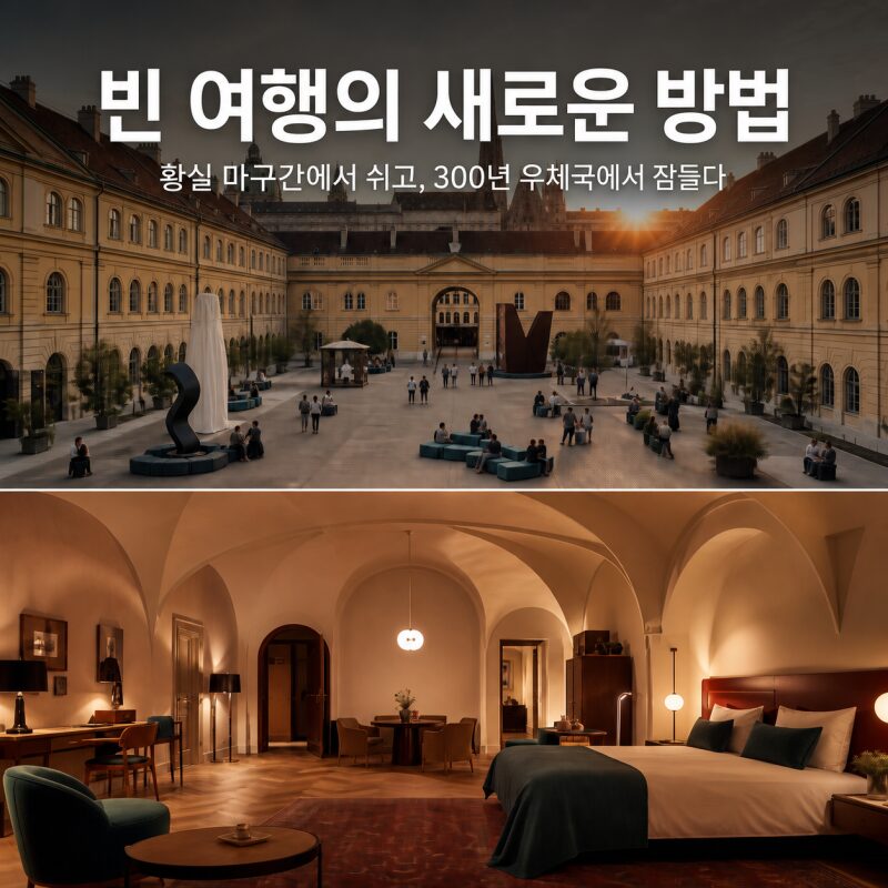 빈 여행의 새로운 방법｜황실 마구간에서 쉬고, 300년 우체국에서 잠드는 오스트리아 비엔나
