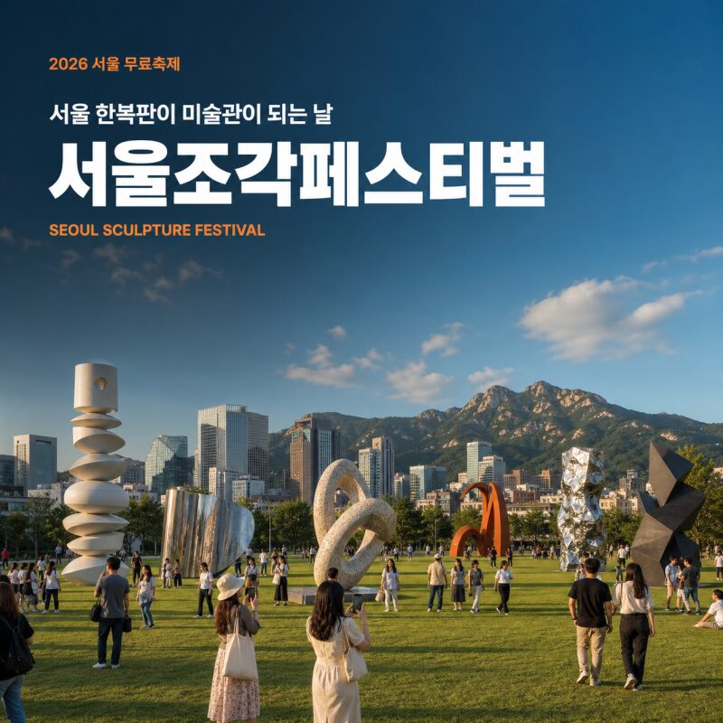 서울 한복판이 무료 미술관으로! 8월 29일부터 ‘서울조각페스티벌’