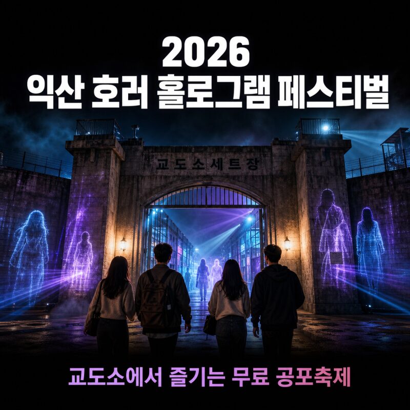 2026 익산 호러 홀로그램 페스티벌 총정리｜교도소에서 즐기는 무료 공포축제