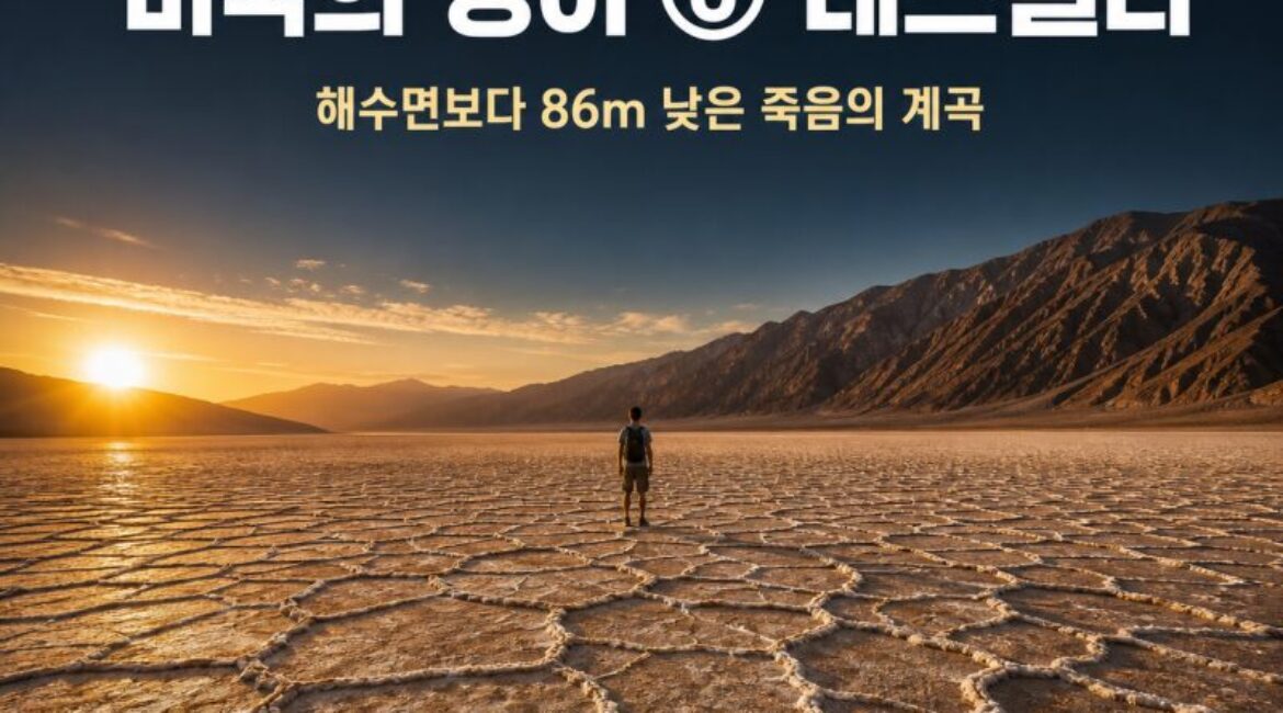미국의 경이 ⑥ 데스밸리 — 해수면보다 86m 낮은 ‘죽음의 계곡’, 지구에서 가장 뜨거운 땅