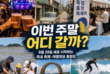 이번 주말 어디 갈까? 8월 마지막 주말 꼭 가볼 국내축제 7곳｜무료·할인·숙박지원까지