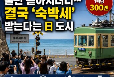 “한국인들 제발 그만 와”…슬램덩크 성지 가마쿠라, 결국 ‘숙박세’ 받는다