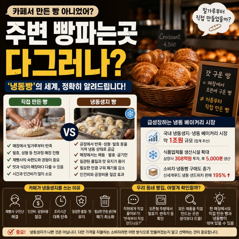 “카페에서 만든 빵 아니었어?”…요즘 빵집은 어떻게 빵을 만들까