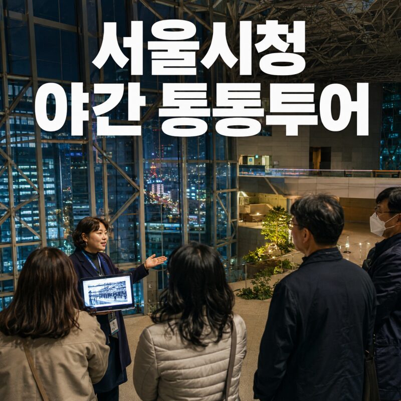 오늘부터 무료! 서울시청에 이런 야경 명소가? 밤 10시까지 개방·예약도 필요 없다