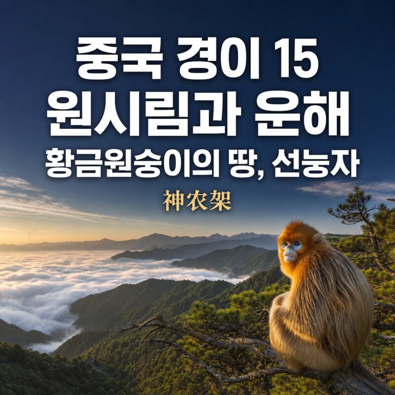 중국 경이 15｜선눙자(神农架) — 중국 중부 최대 원시림과 운해, 황금원숭이의 땅