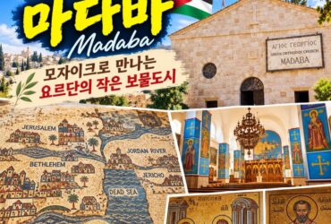 요르단 마다바 여행|1500년 전 모자이크 지도를 만나다, 성 조지 교회까지
