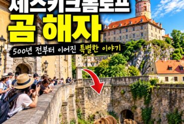 체스키크롬로프 성에 진짜 곰이 산다고?|성 입구 곰 해자에 숨겨진 이야기