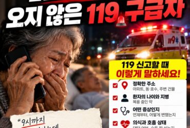 “많이 아파요”만 말하면 부족합니다｜119 구급차 신고할 때 반드시 말해야 할 것