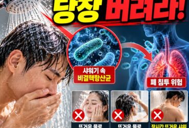 샤워할 때 ‘이 습관’ 괜찮을까? 샤워기 세균부터 뜨거운 물·긴 샤워까지 건강상식 총정리