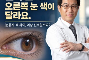 "왼쪽 눈이랑 오른쪽 눈 색이 달라요" 눈동자 색 차이, 이상 신호일까요