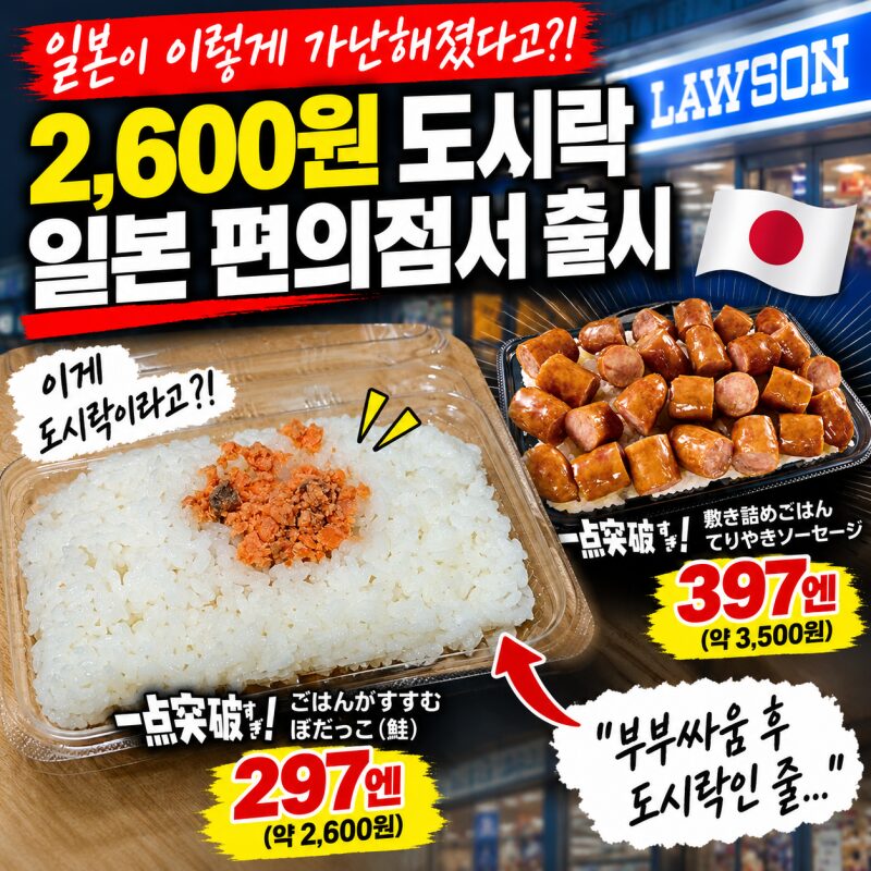 일본 편의점 2천원대 도시락 등장…직접 여행해보니 이해가 가는 이유