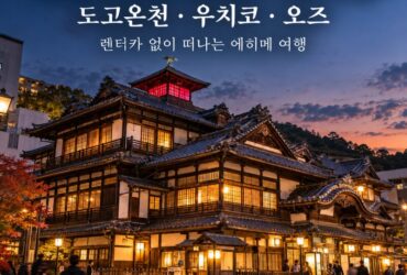 마쓰야마 4박5일 자유여행! 박물관부터 도고온천·우치코·오즈까지, 렌터카 없이 돌아보기