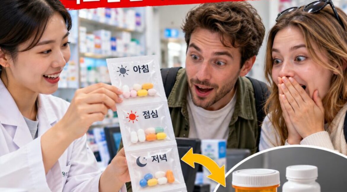 “한국인들 너무 부럽다”외국인들이 한국 약국에서 약봉투를 보고 놀라는 이유