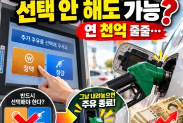 셀프주유 ‘가득’ 넣은 뒤 정액·정량 꼭 눌러야 할까?