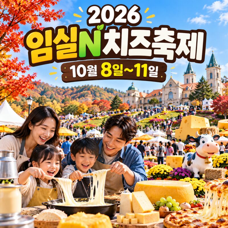 임실N치즈축제, 오늘 개막! 치즈의 고장 임실로 떠나는 가을여행