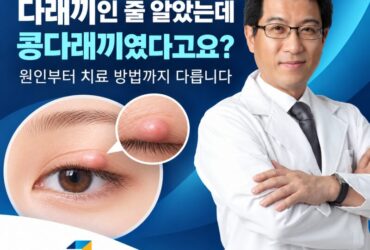 다래끼인 줄 알았는데 콩다래끼였다고요? 치료 방법부터 다릅니다