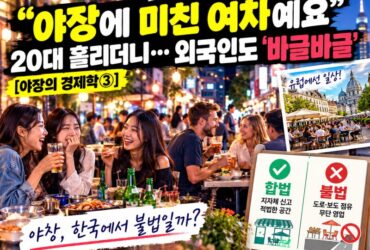 20대 70%가 좋아한다는 '야장' 열풍! 유럽에서는 일상인데 한국에서는 불법? 거리의 새로운 외식문화