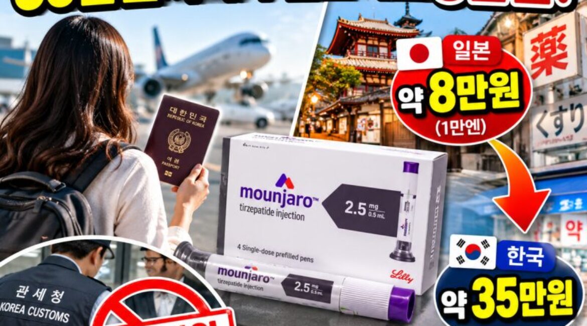 일본 마운자로 8만원, 한국 35만원? 1개만 사 와도 불법일까? 본인 사용·세관 신고·당근마켓 판매까지