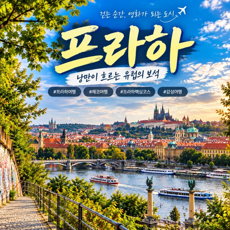체코 프라하 여행｜블타바강을 따라 걸으며 만난 아름다운 풍경, 레트나 언덕 산책길