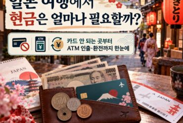 일본 여행에서 현금은 얼마나 필요할까? 카드 안 되는 곳부터 ATM 인출·환전까지 완벽 정리