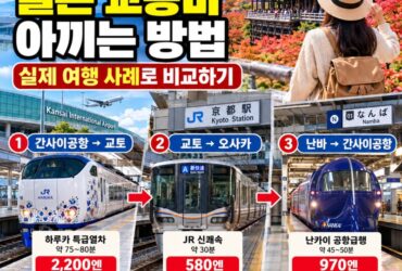 일본 여행 중 교통비 아끼는 방법 총정리! JR패스·지역패스·고속버스·1일 승차권 비교