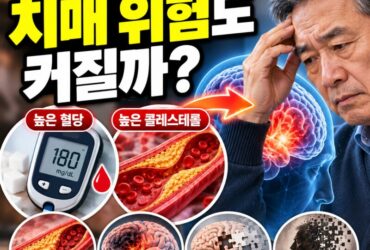 혈당·콜레스테롤 높으면 치매 위험까지? 50대부터 꼭 확인해야 할 뇌 건강 신호 5가지
