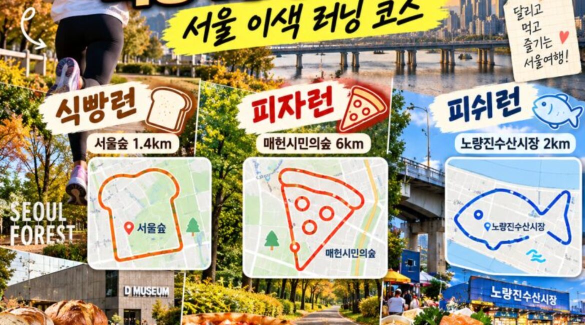 서울에서 달리면 지도에 식빵·피자·물고기가 나타난다! '서울에디션 25 아트런' 여행 가이드