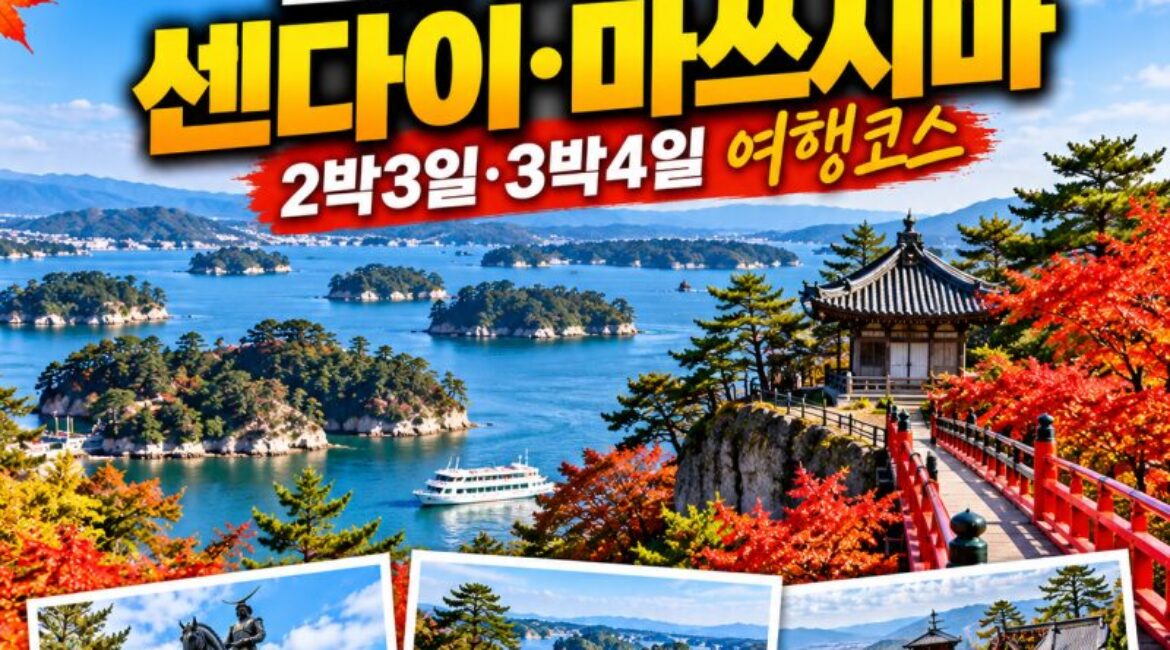 “교토·오사카 말고 여기!” 일본 3대 절경에 단풍 야경까지…센다이 3박4일 여행