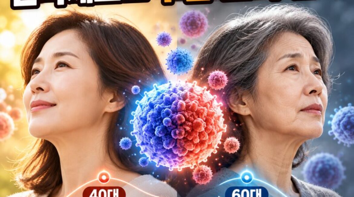 “40대부터 갑자기 늙는다?” 면역세포 노화에 두 번의 고비! 40세·60세에 우리 몸에서 일어나는 변화