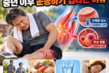 “하루 운동하고 사흘 앓는다?” 50대 이후 운동하면 유독 피곤한 이유와 근육 회복을 빠르게 하는 방법