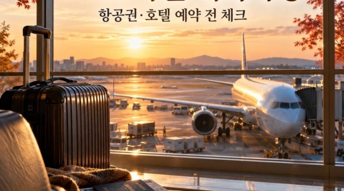해외여행 항공권 검색 40% 폭증! 일본 여행이 절반 차지…2026년 가을 인기 여행지와 저렴하게 예약하는 방법