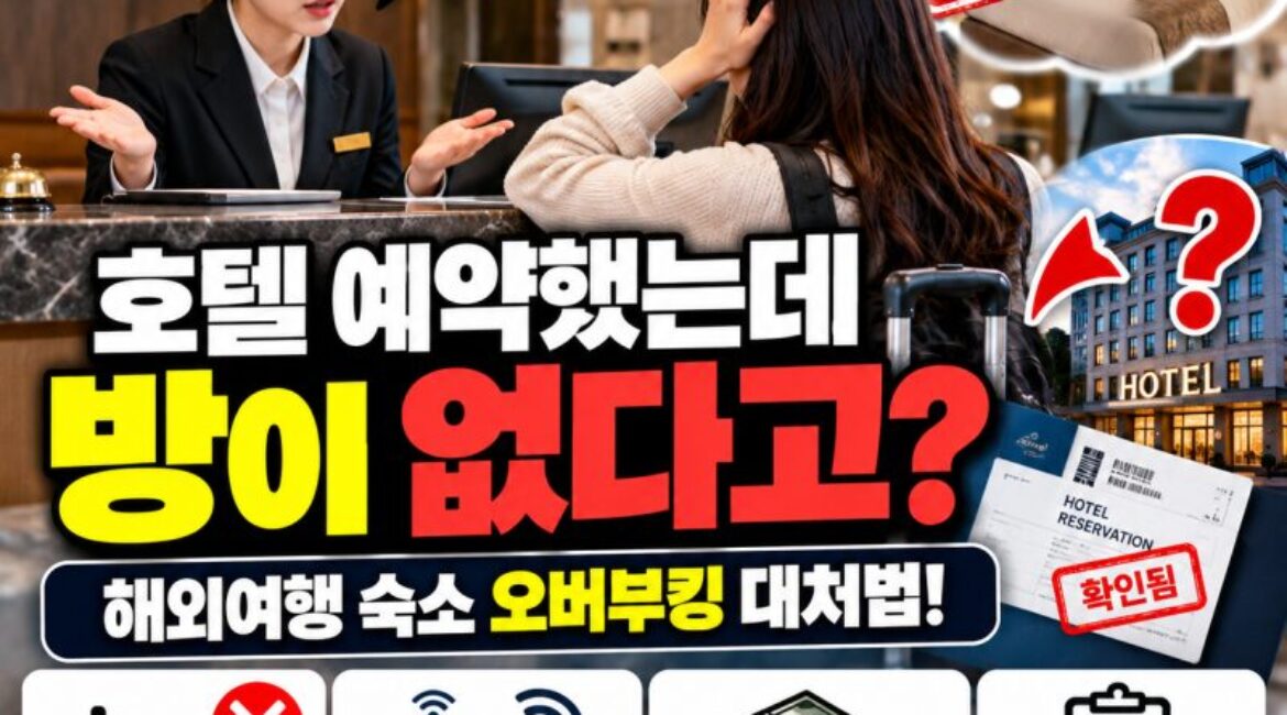 "호텔 예약했는데 방이 없다고?" 해외여행 숙소 오버부킹 발생하면 보상받을 수 있을까?