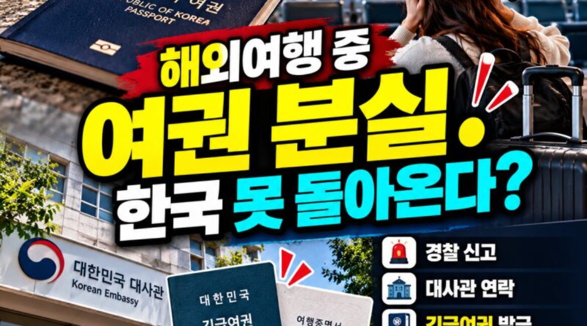 "해외여행 중 여권 잃어버리면 한국 못 돌아온다?" 긴급여권 발급부터 귀국까지 꼭 알아야 할 대처법