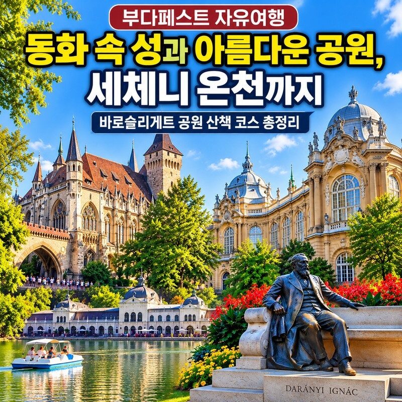 부다페스트 버이더후녀드 성과 바로슬리게트 공원, 세체니 온천